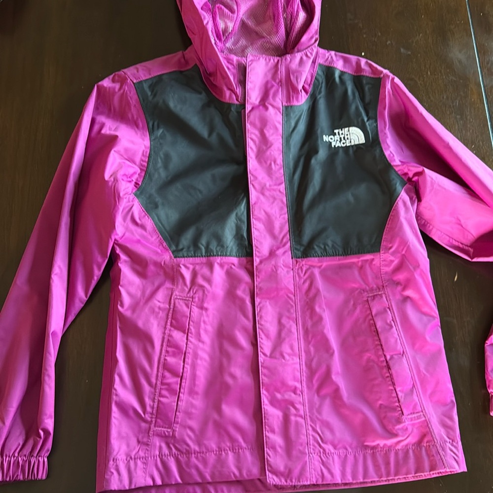Girls North Face Raincoat